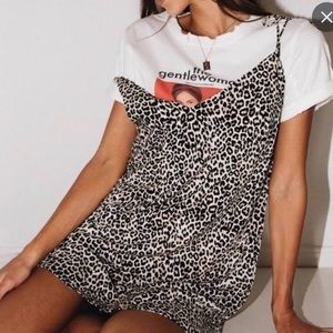 Motel leopard print dress.